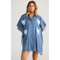 Shirt Kaftan Halia - Navy