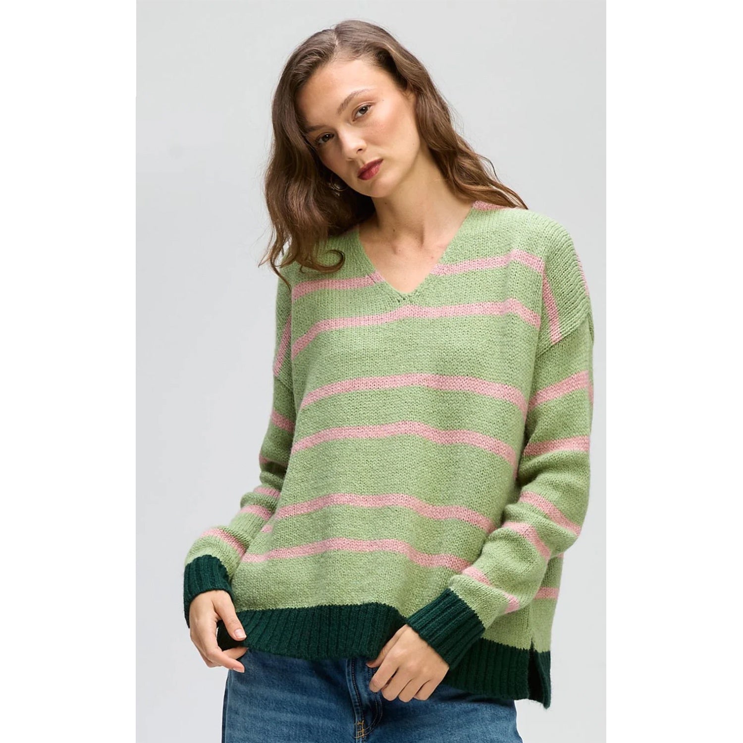 Knit Cozy Stripe - Forrest