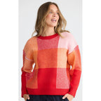 Knit Overboard - Pink Valle Check