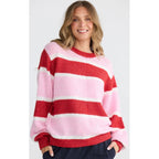 Knit Cove - Pink Stripe