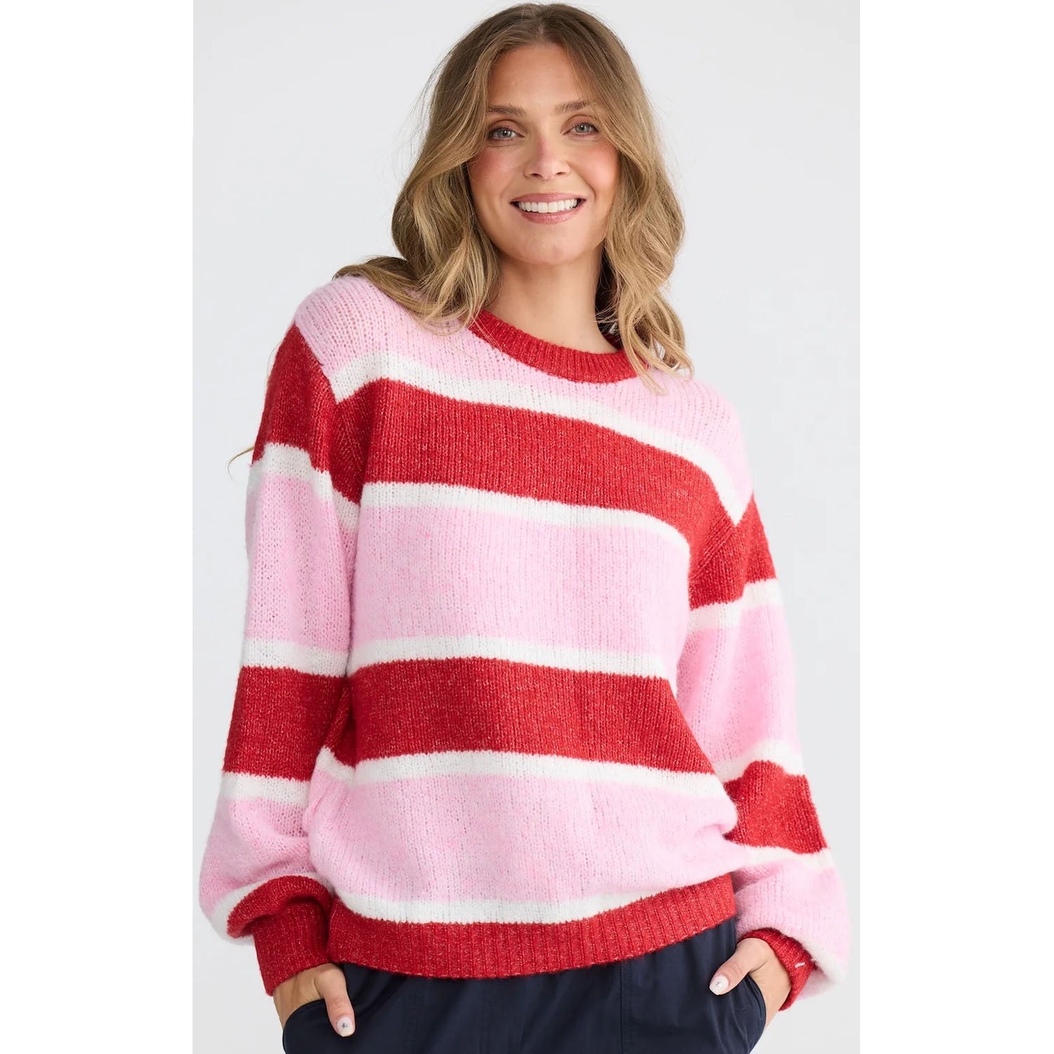 Knit Cove - Pink Stripe