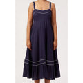 Dress Midi Positano Contrast - Navy
