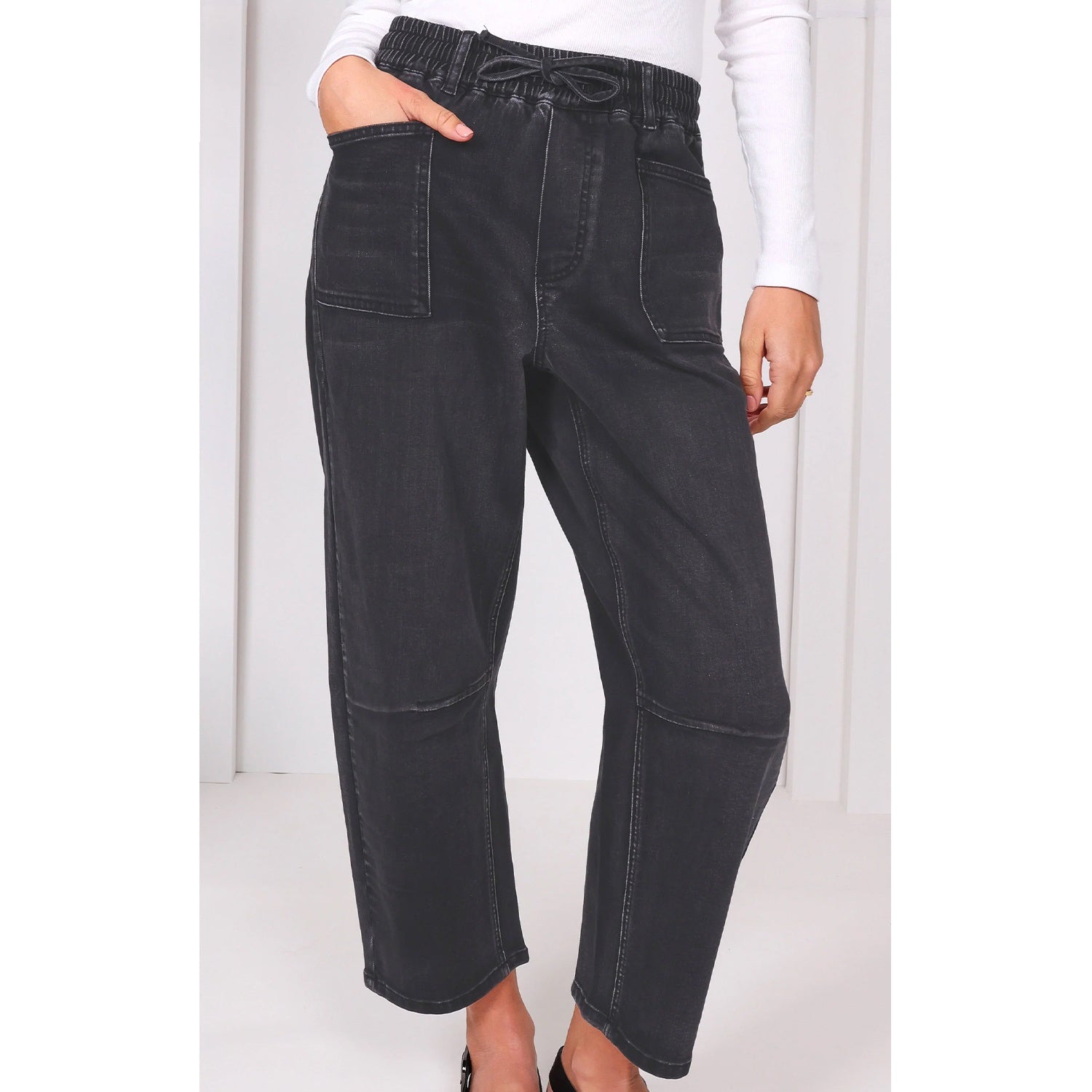 Jeans Leo Barrel - Black
