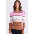 Top Unley Knit - Rose Stripe