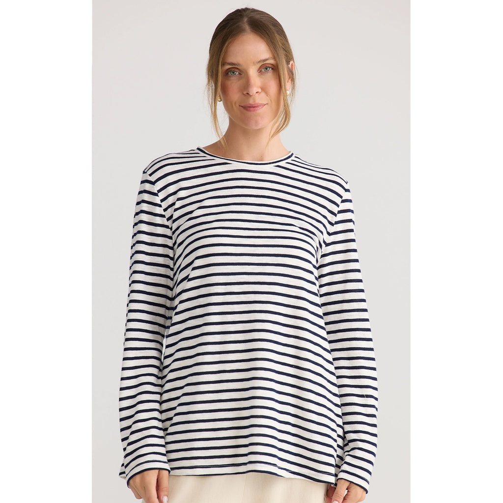 Top Sana - Navy Stripe