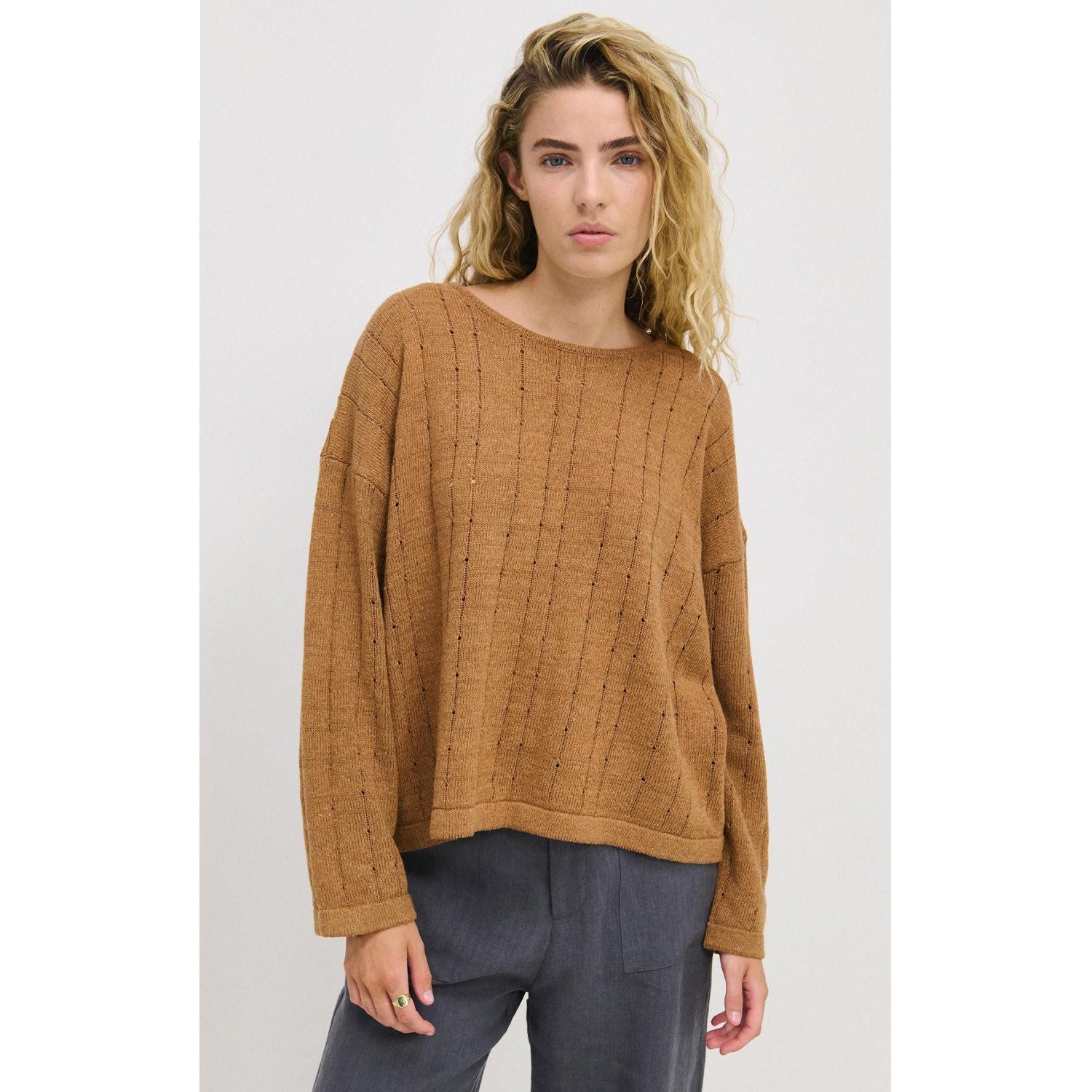 Jumper Mia - Toffee