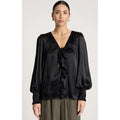 Top San Frill - Black
