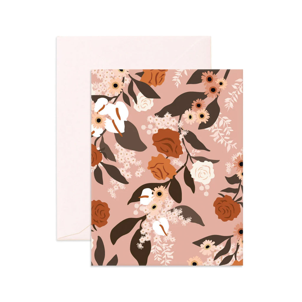 Card Dusty Rose Garden