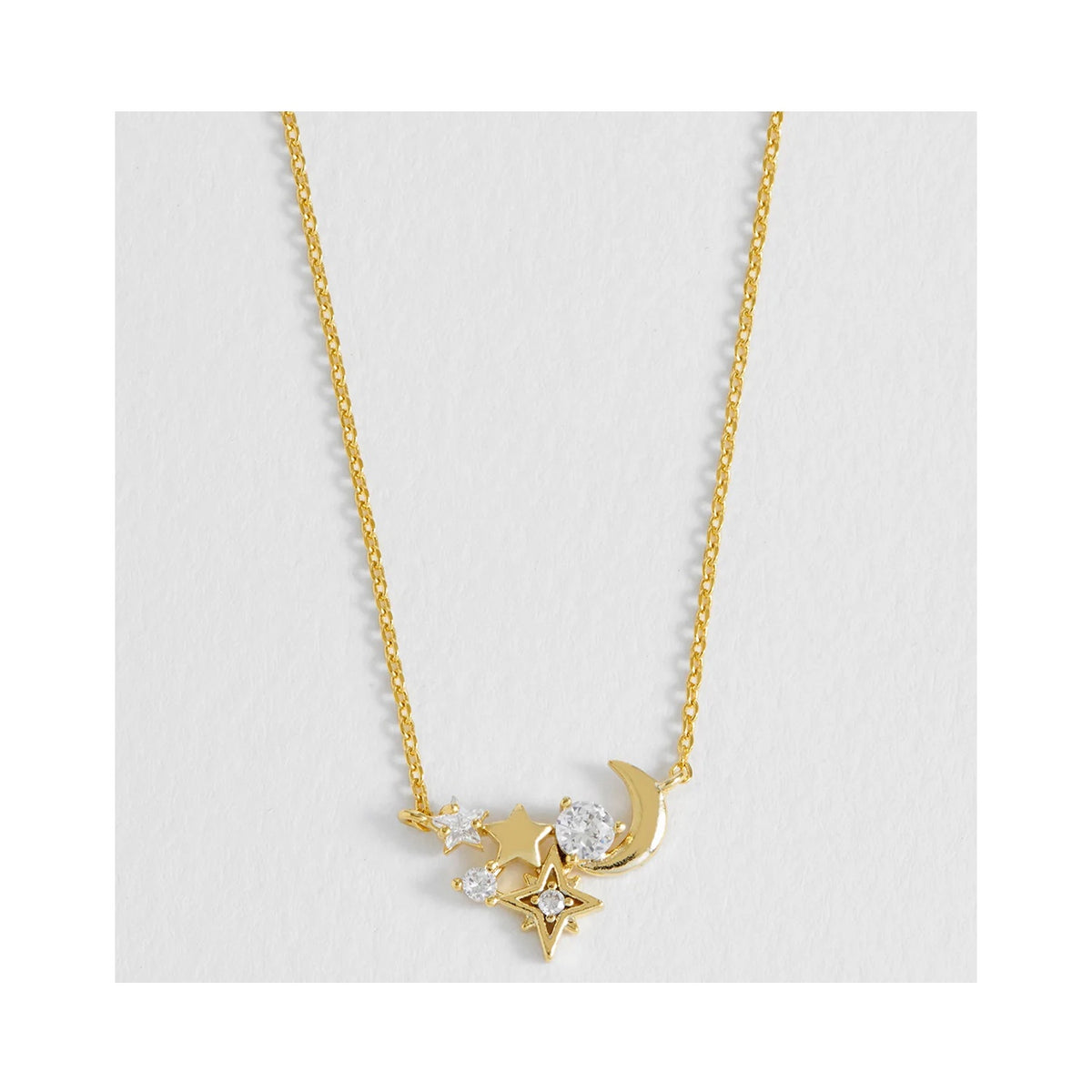 Necklace Moon and Stars Cluster