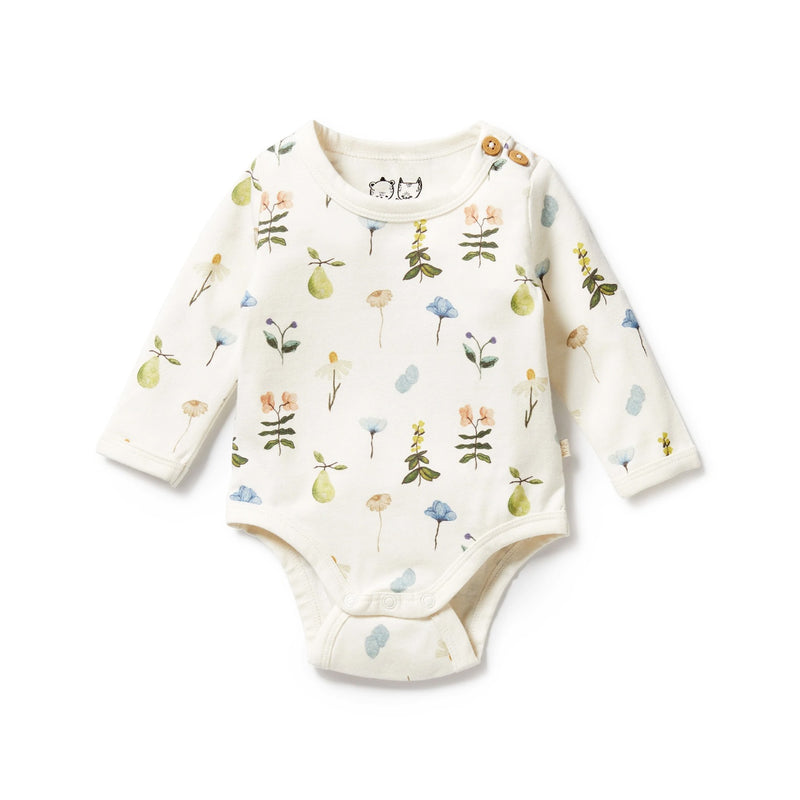 Bodysuit Organic Ruffle - Petit Garden