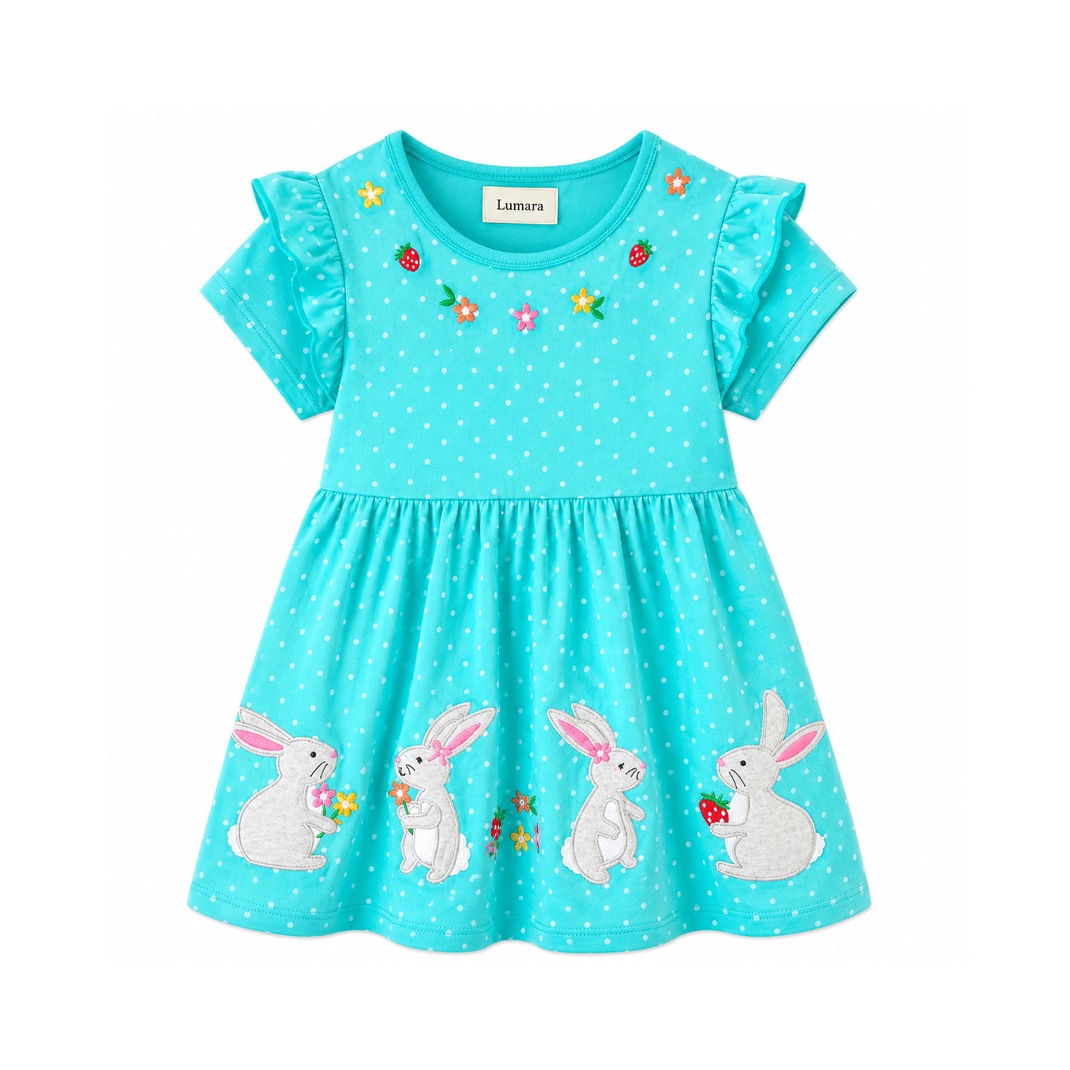 Dress Bunnies Turquoise