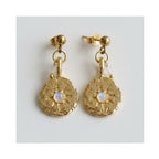 Earring June Birthstone - Inner Compass Moonstone
