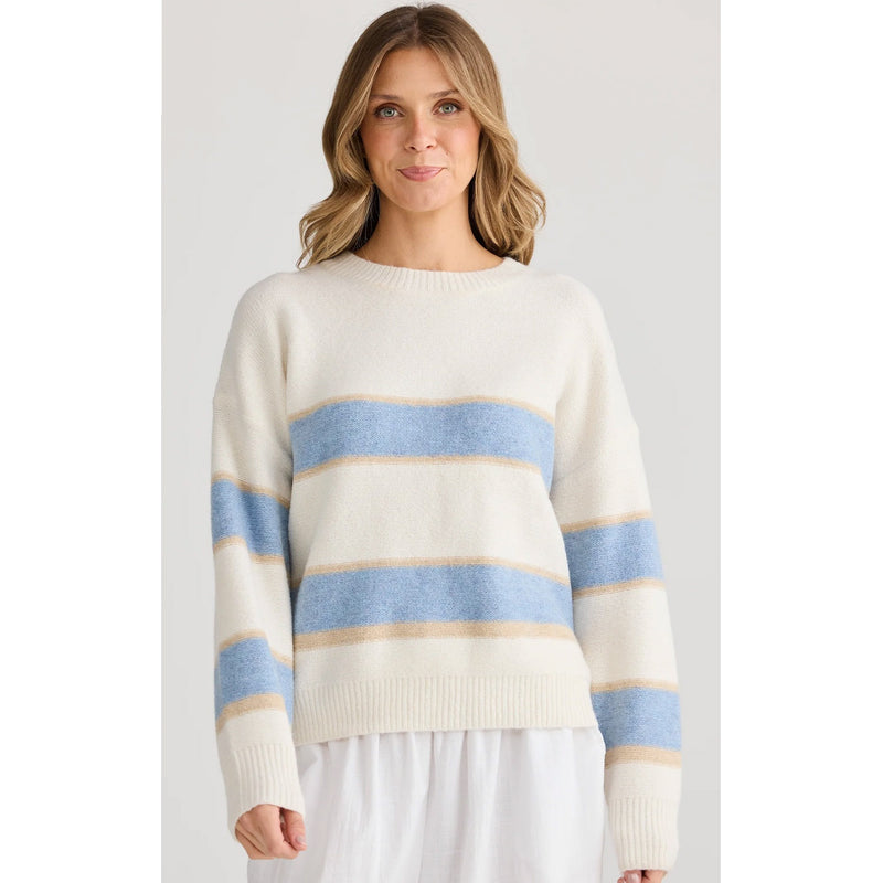 Knit Overboard - Lake Stripe