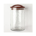 Canister Handblown Glass Large - Clear