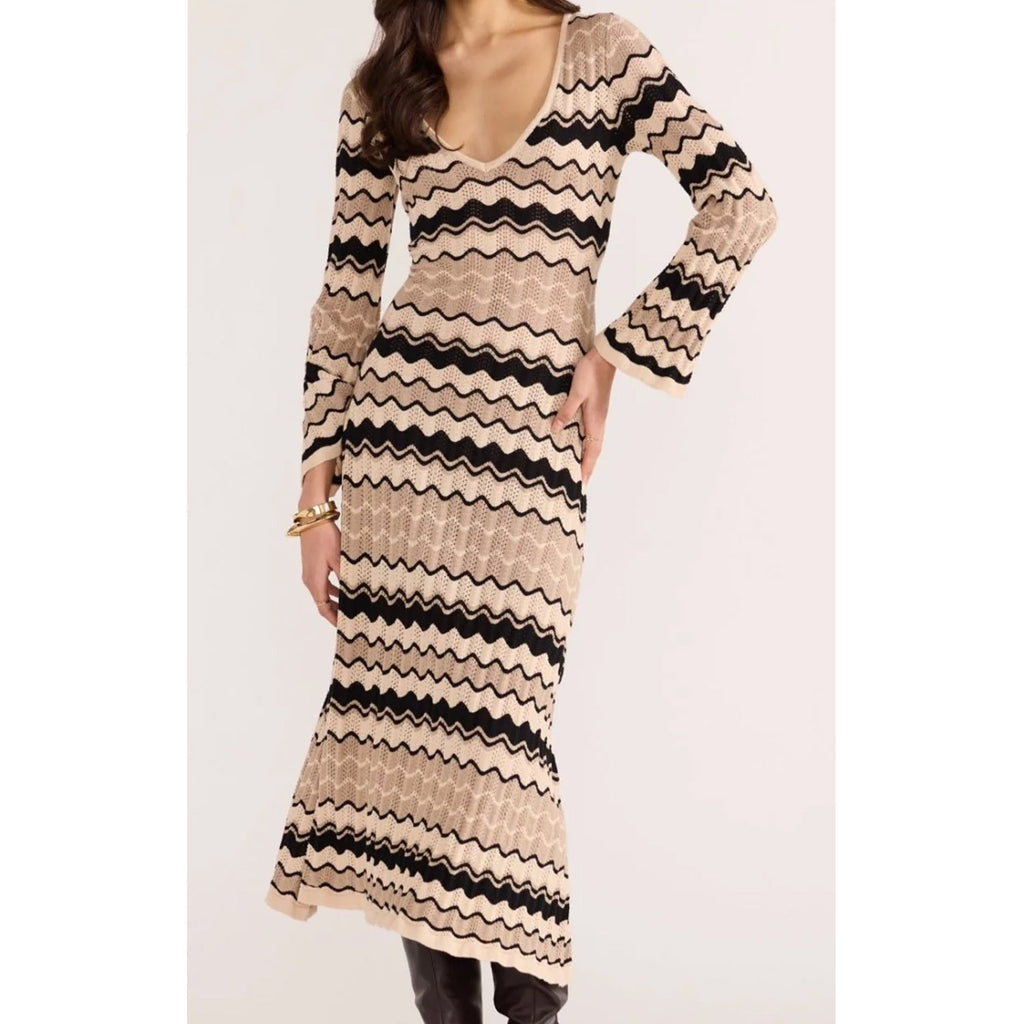 Dress Sabrina Wave Knit Midi
