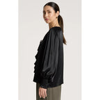 Top San Frill - Black