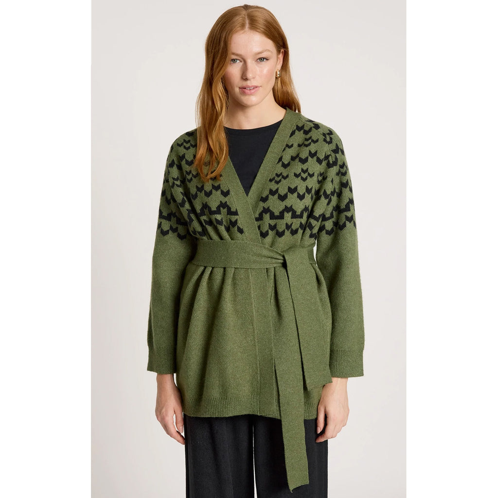 Cardigan Maasai Pampas/Black