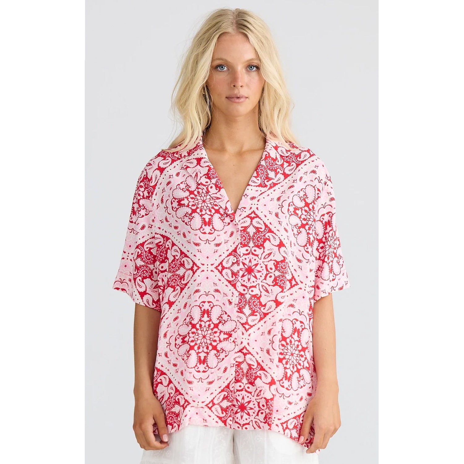 Top Palm Springs Shirt - Wild Heart bandana