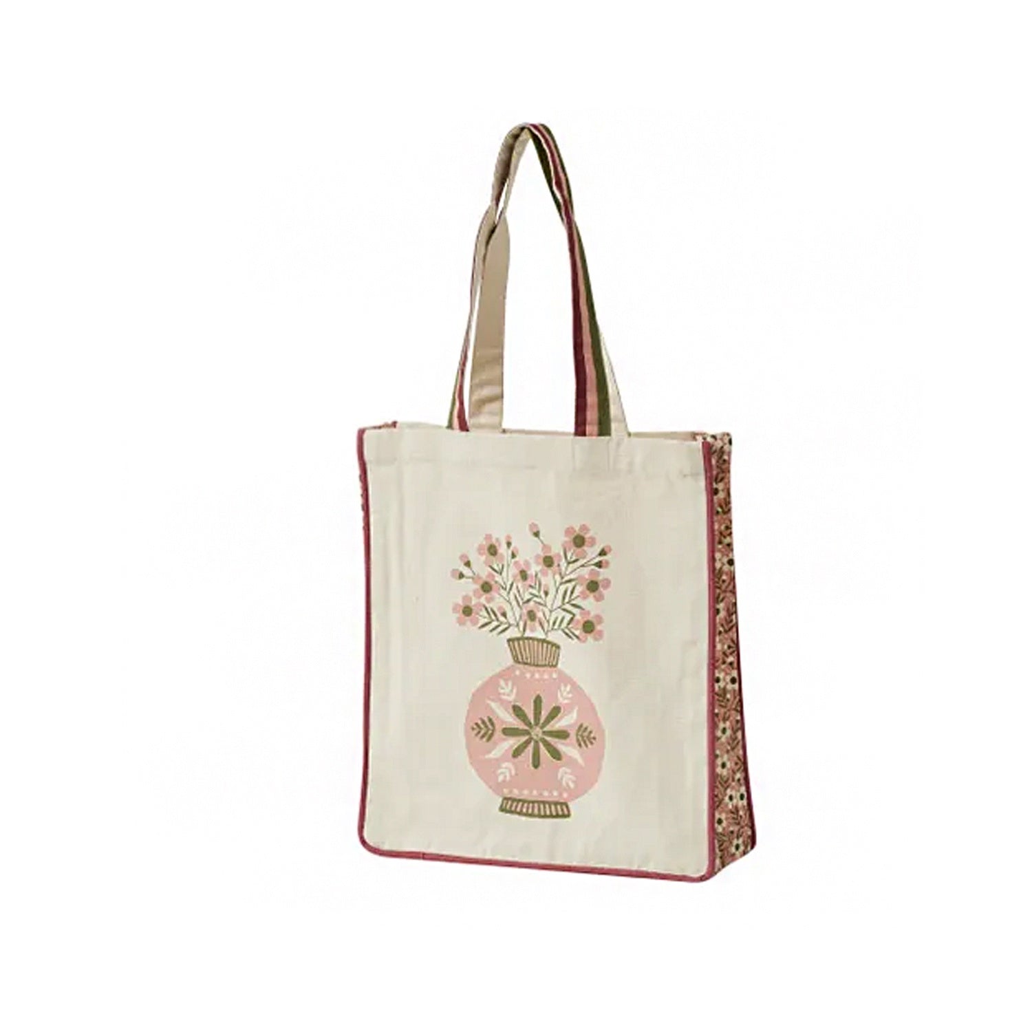 Tote Flora Waxflower Cotton - Pink (35x40cm)