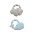 Silicone Teether Set - Whale & Cloud