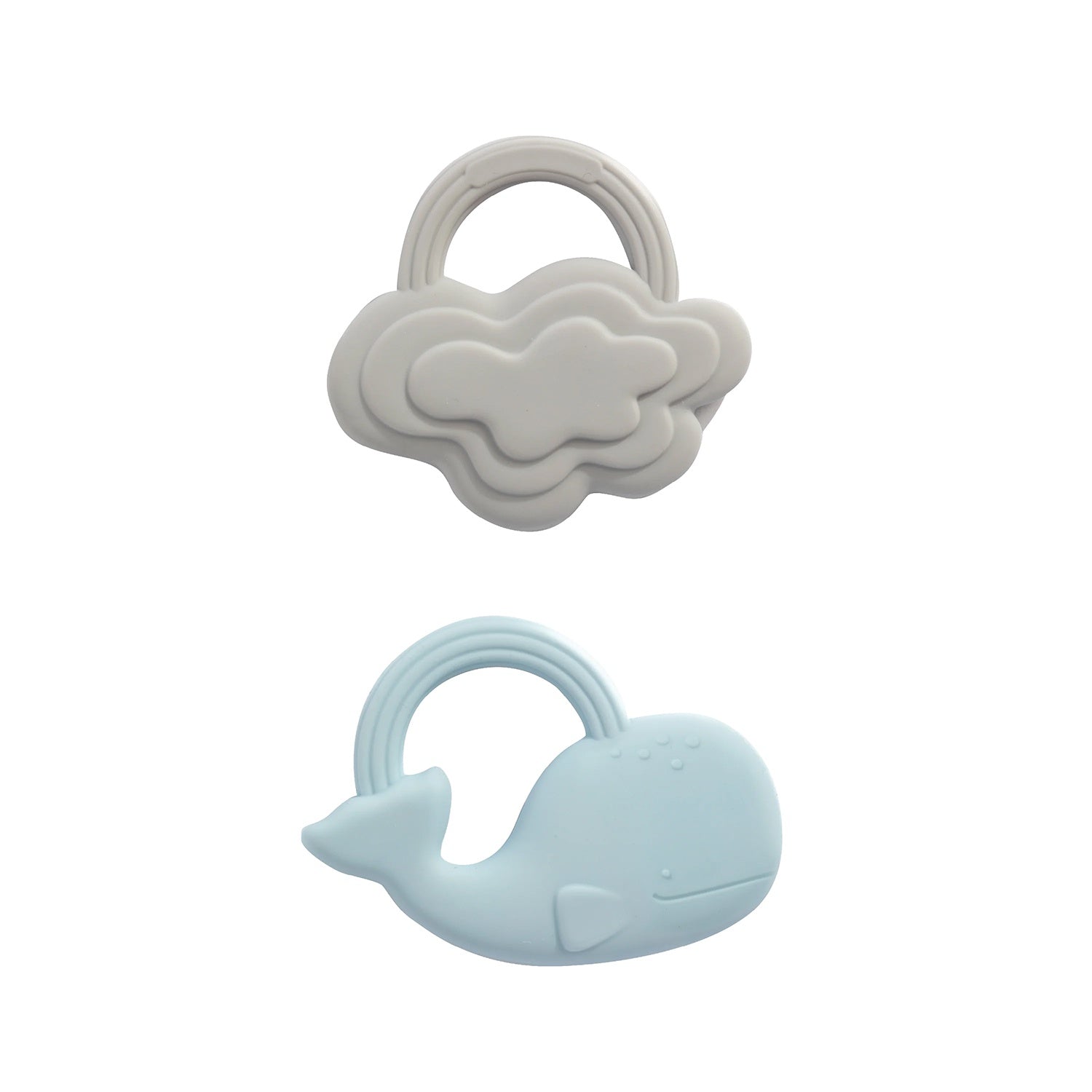 Silicone Teether Set - Whale & Cloud