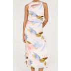 Dress Valea Midi Mesh - Watercolour Floral