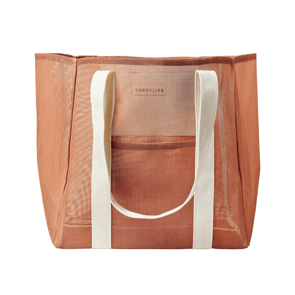 Mesh Beach Bag Tierra Clay