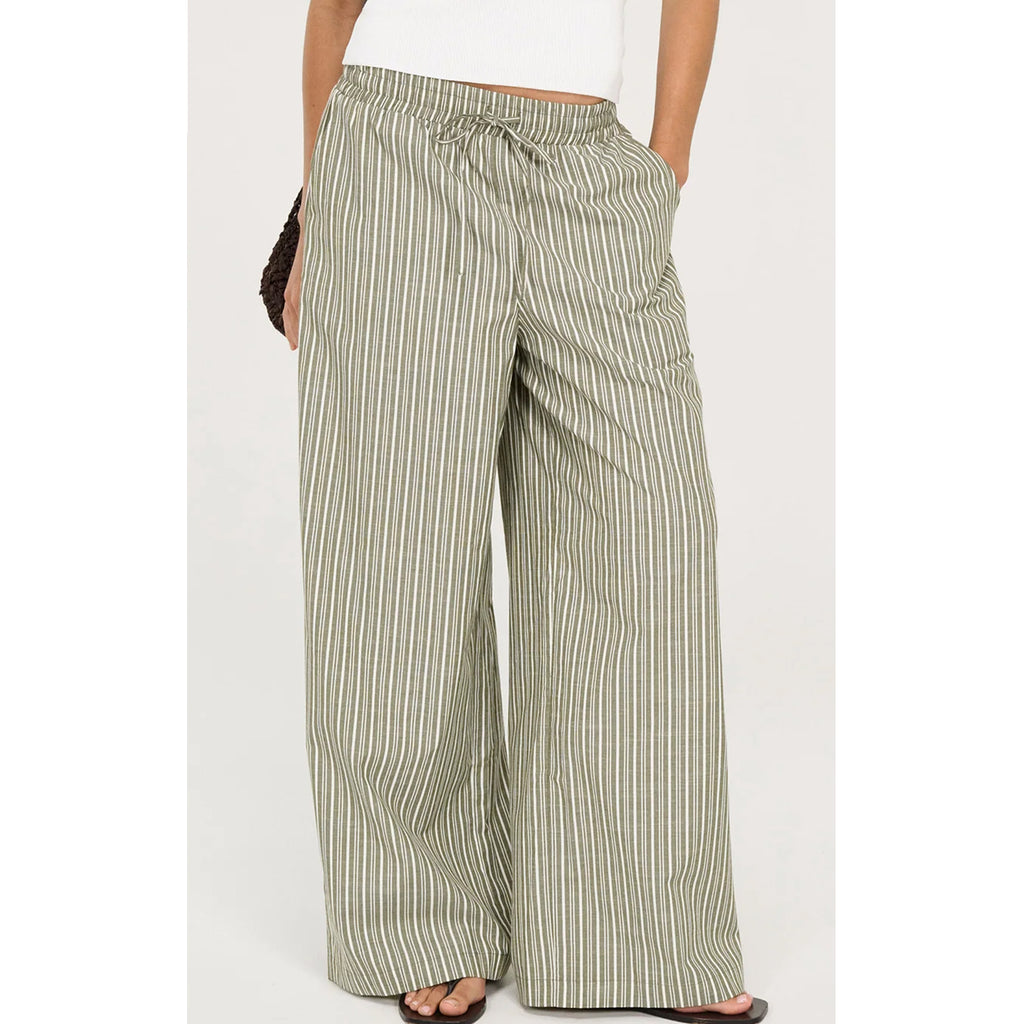 Pant Lisara - Khaki Stripe