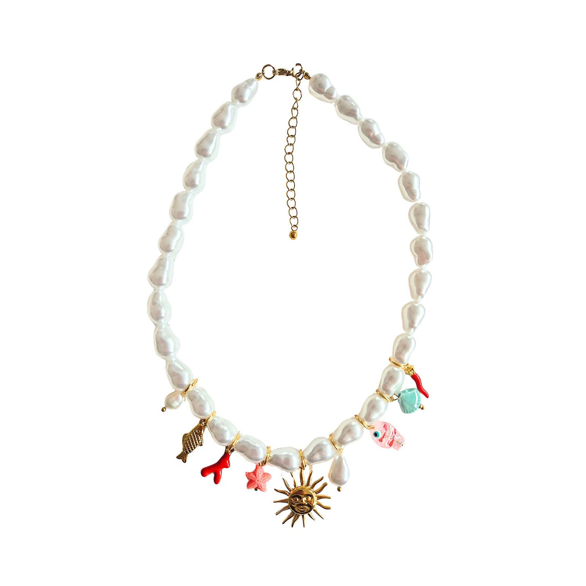 Necklace Sun Charm