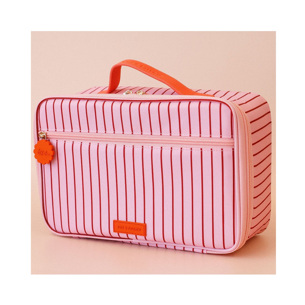 Lunch Bag Large - Strawberry Stripe
