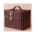 Vanity Case - Merlot Pinstripe