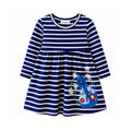 Dress Cat Blue Stripe