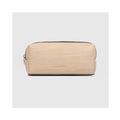 Brianna Makeup Bag - Natural/Chocolate