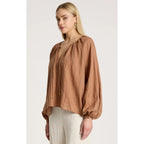 Top Bajau Blouse - Clay