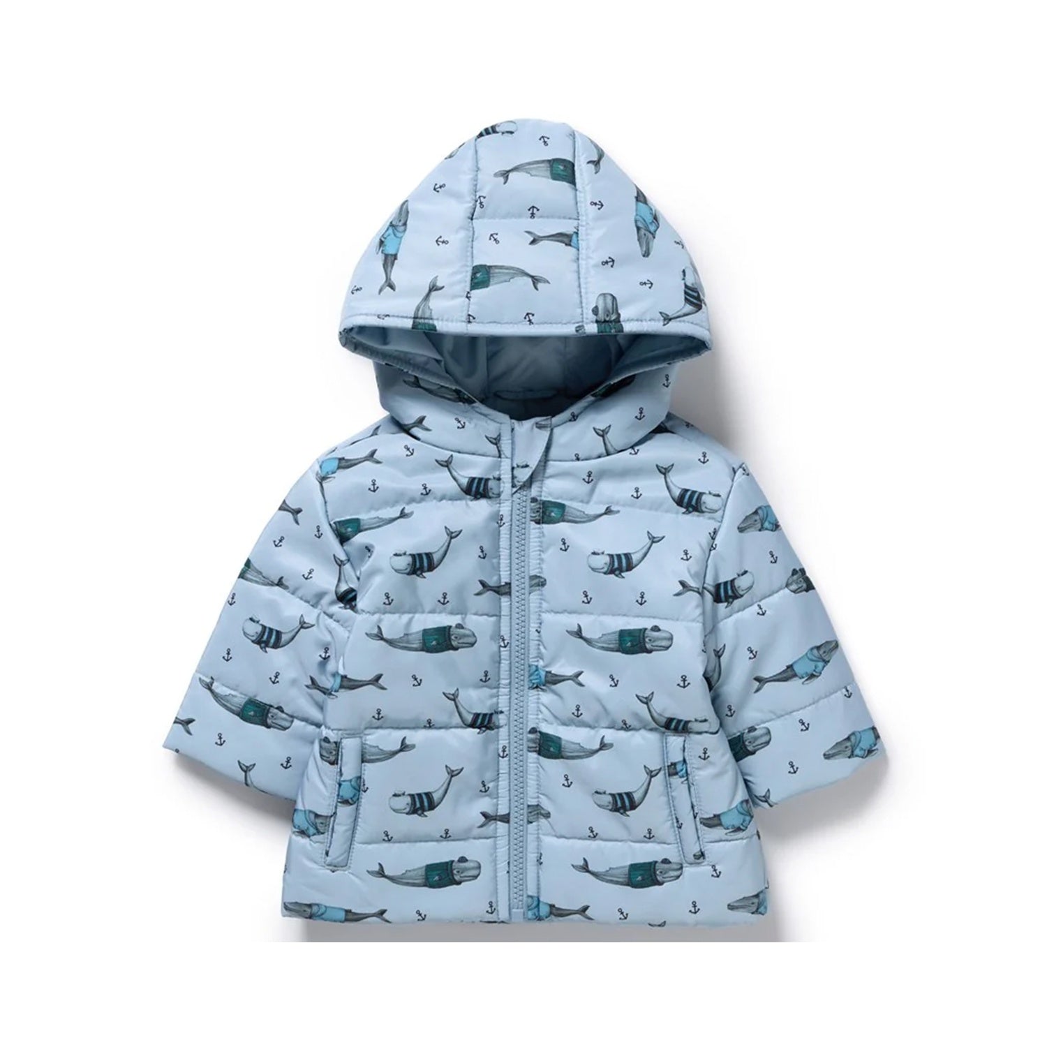 Puffer Jacket - Woolly Whales