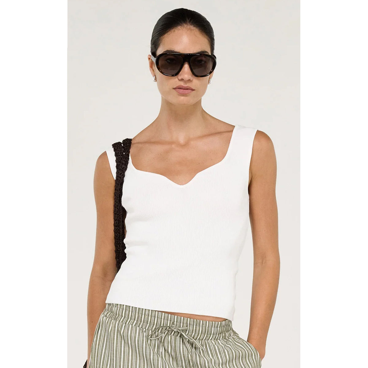 Tank Knit Vera - White