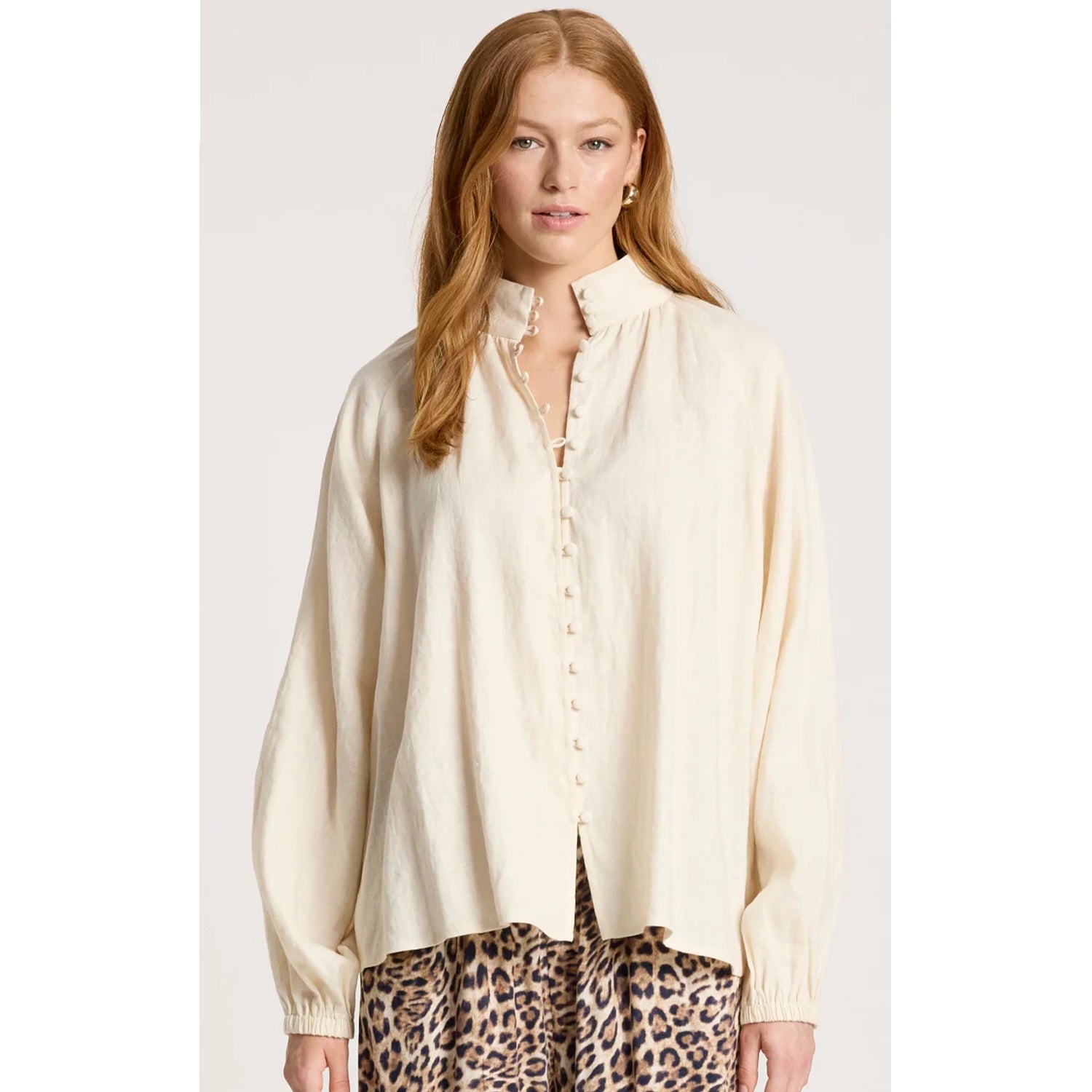 Top Bajau Button Shirt - Dune