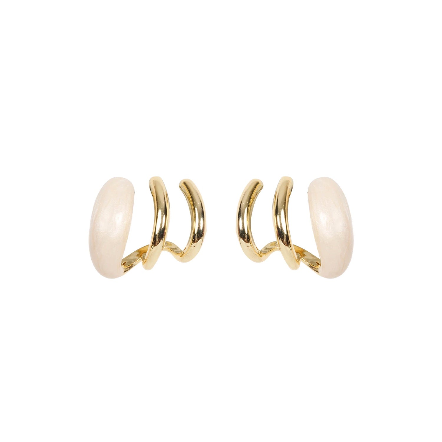 Earrings Mira Hoop - Entwined Mix