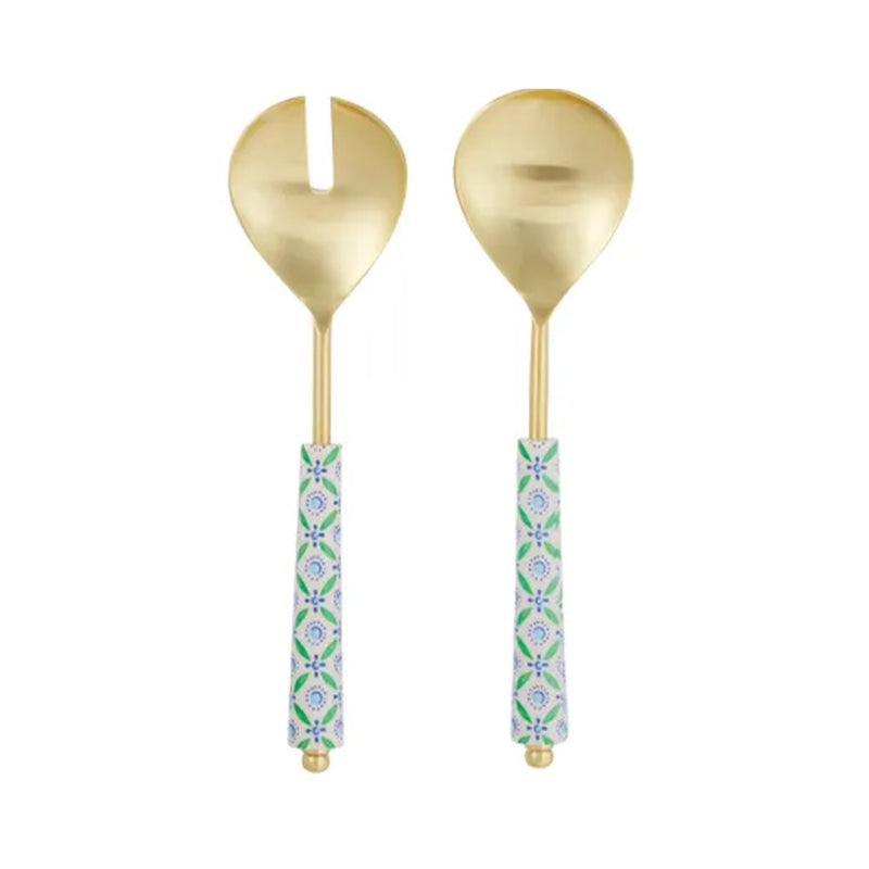 Salad Servers Iris S/2 S/Steel