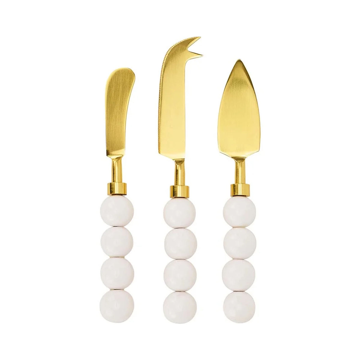 Cheese Knife Set - White