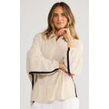 Shirt Cliffside - Natural W Black