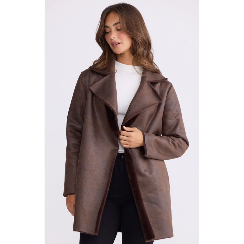 Coat Odette Chocolate