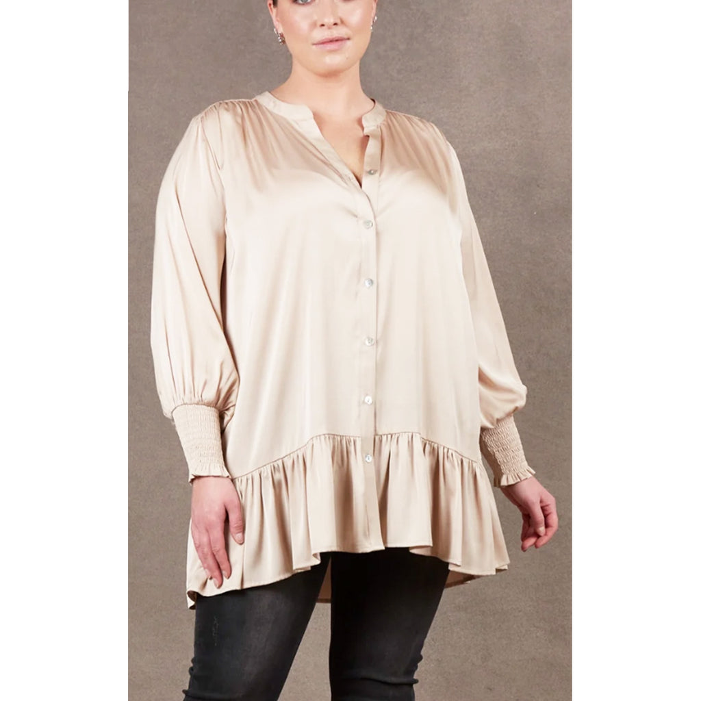 Top Norse Blouse ONE SIZE - Oyster