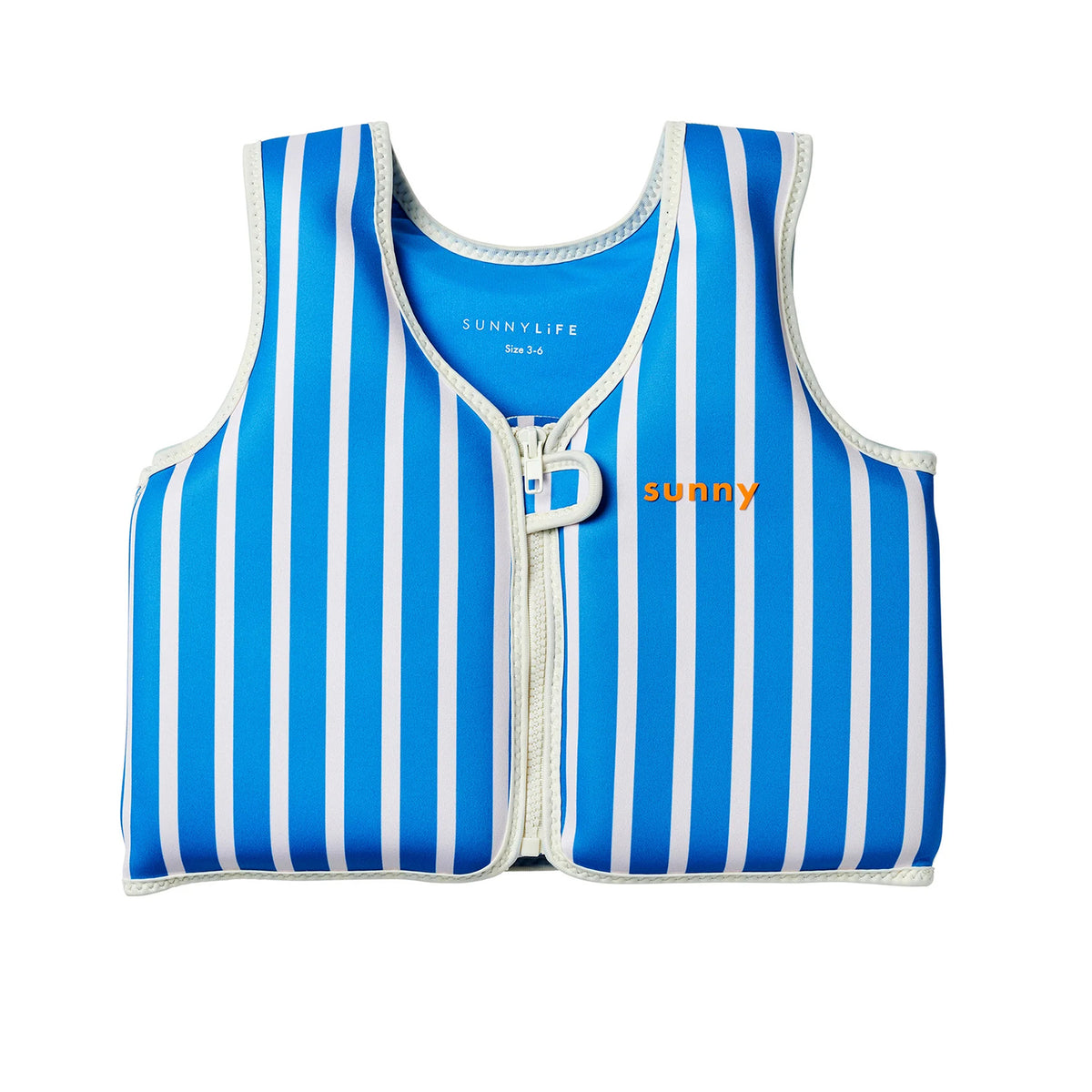 Kids Swim Vest 3-6 Tino the Tiger Blue