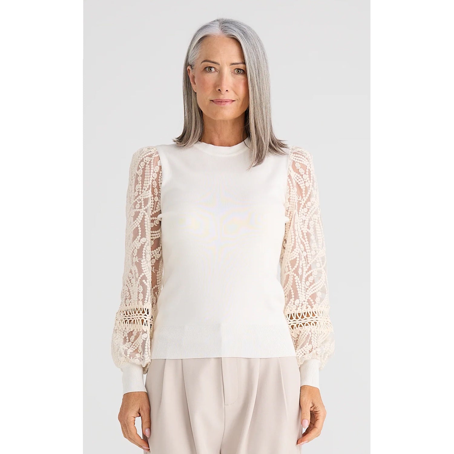 Top Knit Janelle - Off White