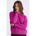 Knit Orbit - Hot Pink W Chocolate