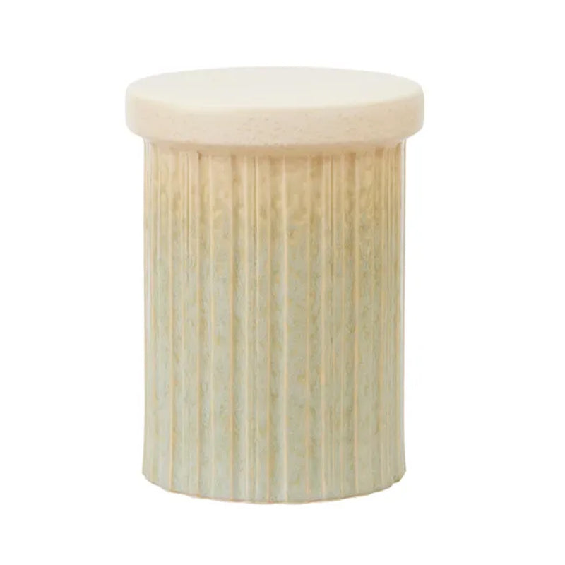 Stool Duke Ceramic 34x46cm - Sea Foam