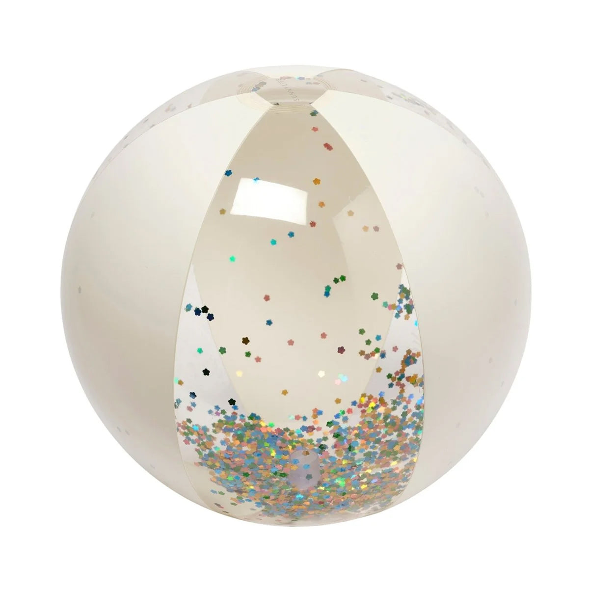 Inflatable Beach Ball Cotton Candy Glitter