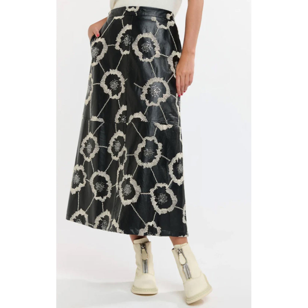 Skirt Florence PU - Black
