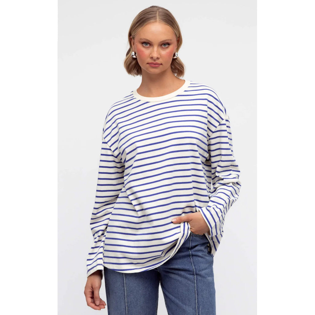 Top Heston Stripe - Blue